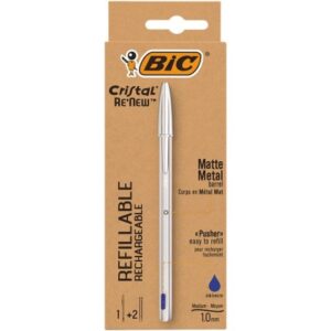 BIC       Kugelschreiber Crystal  0.32mm 997202    blau / ReNew
