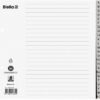 BIELLA    Register PP          A4 1/2 H. 19642400U grau             A-Z 24-teilig – Bild 3
