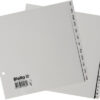 BIELLA    Register PP          A4 1/2 H. 19642400U grau             A-Z 24-teilig – Bild 4