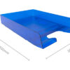 BIELLA    Briefkorb Parat-Plast    A4/C4 30540105U blau transparent – Bild 3