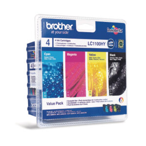 BROTHER   Valuepack Tinte HY       CMYBK LC-1100VH MFC-6490CW      900/750 Seiten