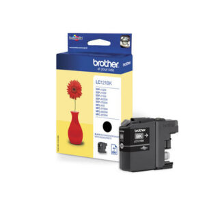 BROTHER   Tintenpatrone          schwarz LC-121BK  DCP-J132            300 Seiten