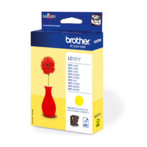 BROTHER   Tintenpatrone           yellow LC-121Y   DCP-J132            300 Seiten
