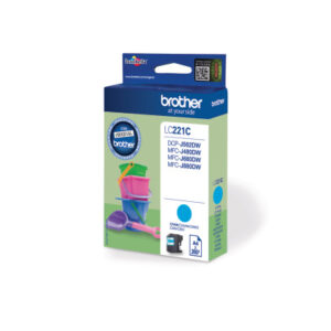 BROTHER   Tintenpatrone             cyan LC-221C   MFC-J480/680/880    260 Seiten