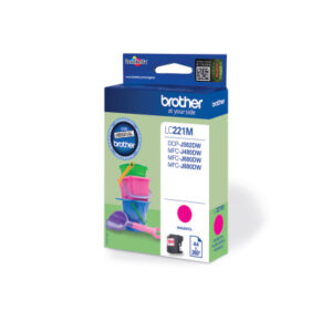 BROTHER   Tintenpatrone          magenta LC-221M   MFC-J480/680/880    260 Seiten
