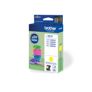 BROTHER   Tintenpatrone           yellow LC-221Y   MFC-J480/680/880    260 Seiten