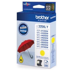 BROTHER   Tintenpatrone           yellow LC-225XLY MFC-J5620DW        1200 Seiten