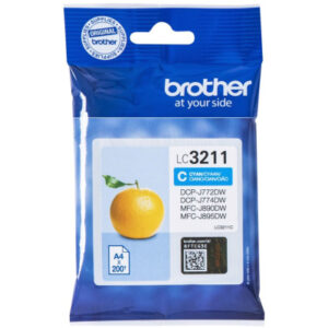 BROTHER   Tintenpatrone             cyan LC-3211C  DCP-J774DW          200 Seiten