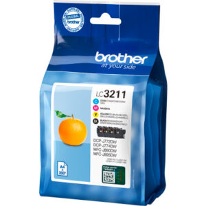 BROTHER   Valuepack Tinte          CMYBK LC-3211V  DCP-J774DWW         200 Seiten