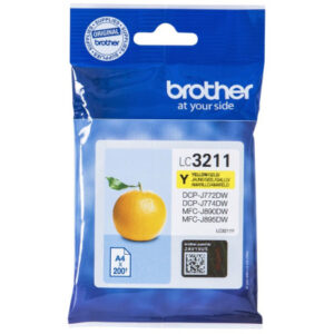 BROTHER   Tintenpatrone           yellow LC-3211Y  DCP-J774DW          200 Seiten
