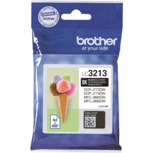 BROTHER   Tintenpatrone          schwarz LC-3213BK DCP-J774DW          400 Seiten