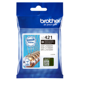 BROTHER   Tintenpatrone          schwarz LC-421BK  DCP-J1050           200 Seiten