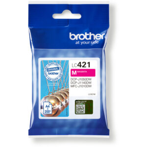 BROTHER   Tintenpatrone          magenta LC-421M   DCP-J1050           200 Seiten