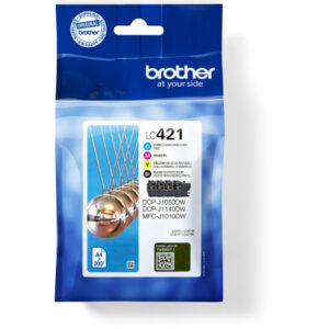 BROTHER   Valuepack Tinte          CMYBK LC-421VAL DCP-J1050           200 Seiten