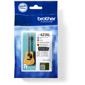 BROTHER   Valuepack Tinte          CMYBK LC-421XLV DCP-J1050           500 Seiten