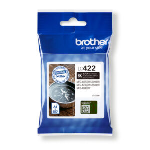 BROTHER   Tintenpatrone          schwarz LC-422BK  MFC-J5340           550 Seiten