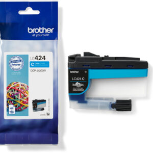 BROTHER   Tintenpatrone             cyan LC-424C   DCP-J1200           750 Seiten
