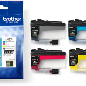 BROTHER   Valuepack Tinte          CMYBK LC-424VAL DCP-J1200           750 Seiten