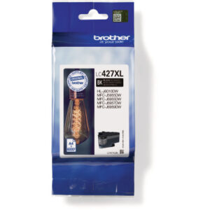 BROTHER   Tintenpatrone HY       schwarz LC-427XLBKMFC-J5955          6000 Seiten
