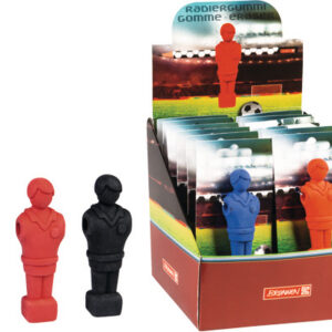 BRUNNEN   Radiergummi Kickerfigur 102996538 gelocht für Bleistift