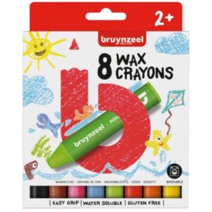 BRUYNZEEL Wachsmalkreide Kids 60131008  8 Farben