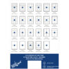 BÜROLINE  Etiketten            70x33,8mm 500025    weiss               2400 Stück – Bild 2