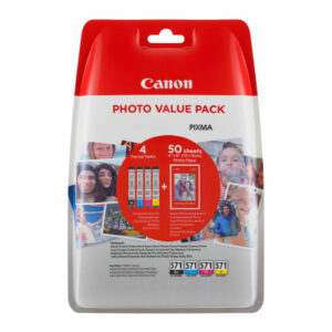 CANON     Multipack Tinte          BKCMY CLI-571   PPIXMA MG5750              7ml
