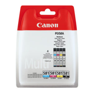 CANON     Multipack Tinte XXL      BKCMY CLI-581XXLPixma TR7550          4x11.7ml