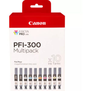 CANON     Multipack Tinte      10 Farben PFI-300   iPF PRO-300          10x14.4ml