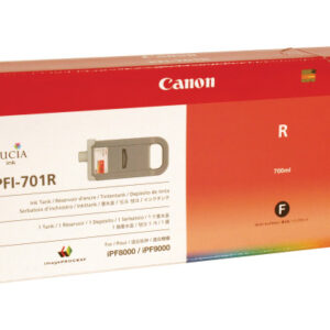 CANON     Tintenpatrone              red PFI-701R  iPF 8000/9000            700ml