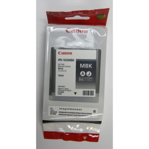 CANON     Tintenpatrone     matt schwarz PFI102MBK iPF 700                  130ml