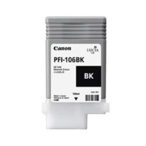 CANON     Tintenpatrone          schwarz PFI106BK  iPF 6300/6350            130ml