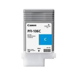 CANON     Tintenpatrone             cyan PFI106C   iPF 6300/6350            130ml