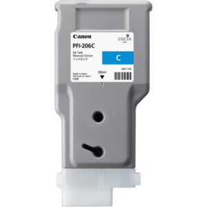 CANON     Tintenpatrone             cyan PFI206C   iPF 6400/6450            300ml