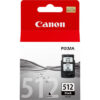 CANON     Tintenpatrone          schwarz PG-512    PIXMA MP 240              15ml
