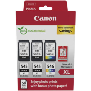 CANON     Photo ValuePack XL  schw/color PGCL545/6 Pixma iP2850  2xBKXL & 1xCMYXL