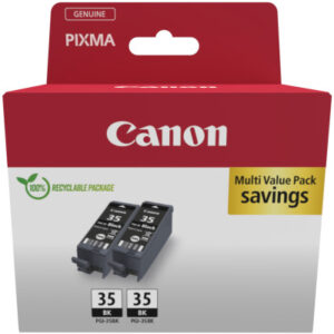 CANON     Twin Pack Tinte        schwarz PGI-35    PIXMA iP 100           2x9.3ml