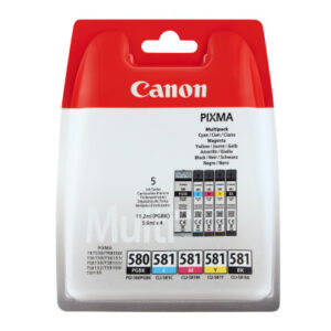 CANON     Multipack Tinte      PGBKCMYBK PGI-580/1 Pixma TR7550  1x11.2ml/4x5.6ml
