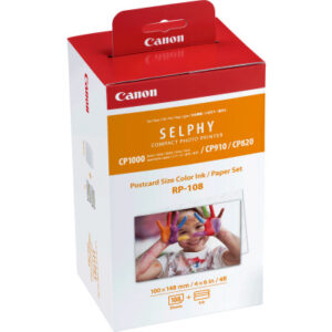 CANON     Farbtinte/Papierset  10x14.8cm RP-108    CP 820/910/1000      108 Blatt