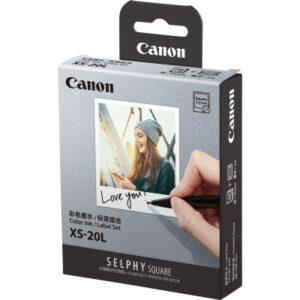 CANON     Farbtinte/Kleberset  7,2x8,5cm XS-20L    Selphy Square QX10  2x10 Blatt