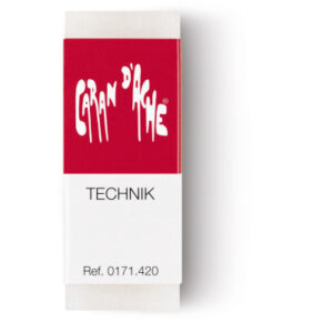CARAN D'A Radierer Technik 171.420   weiss               60x23x13mm