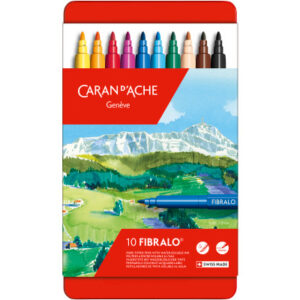 CARAN D'A Filzstift Fibralo            M 185.310   10-farbig assortiert