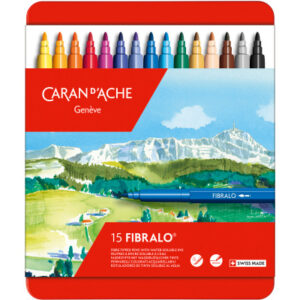 CARAN D'A Filzstift Fibralo            M 185.315   15-farbig assortiert
