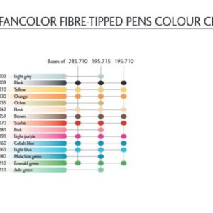 CARAN D'A Fasermalstift Fancolor Maxi 195.091   purpur