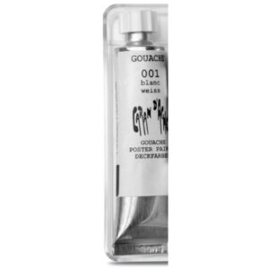 CARAN D'A Deckfarbe Gouache         10ml 2001.001  Deckweiss