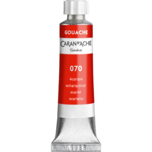 CARAN D'A Deckfarbe Gouache         10ml 2001.070  rot