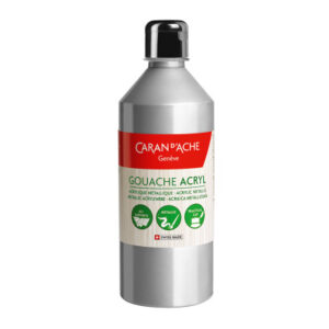 CARAN D'A Deckfarbe Gouache        500ml 2372.998  silber                 flüssig