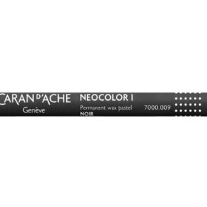 CARAN D'A Wachsmalkreide Neocolor 1 7000.009  schwarz