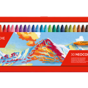 CARAN D'A Wachsmalkreide Neocolor 1 7000.330  30 Farben            Metallbox