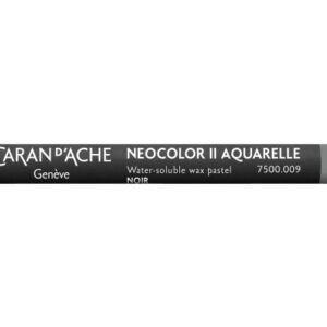 CARAN D'A Wachsmalkreide Neocolor II 7500.009  schwarz